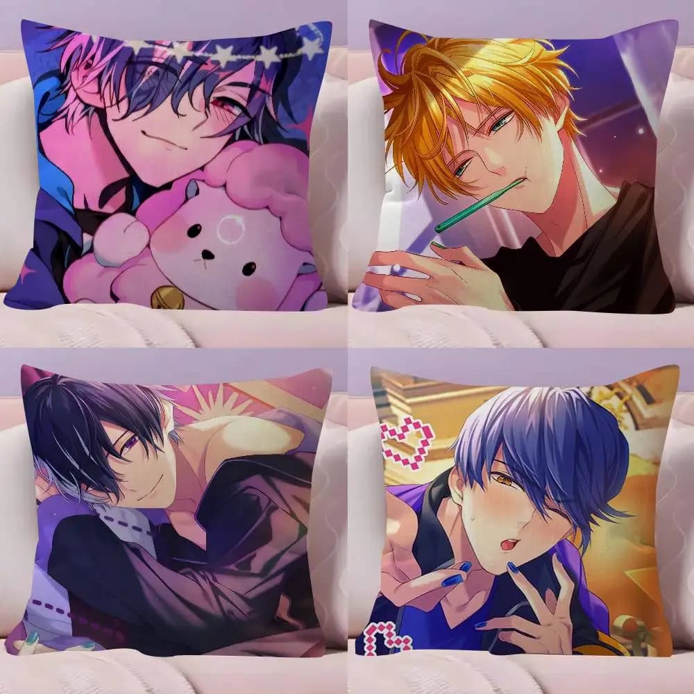 Anime o-Obey cute Me Cuscino regalo per la casa, l'ufficio, la decorazione della camera da letto, il divano, la copertura del cuscino per auto, 45x45