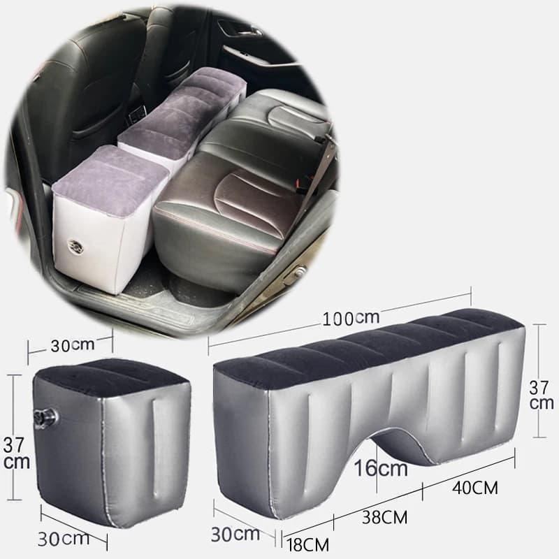 Seggiolino da viaggio per auto sedile posteriore concavo 3/7 cuscino d'aria Gap Pad divano gonfiabile materasso Sleeping SUV Sedan Blow Up accessori per il letto