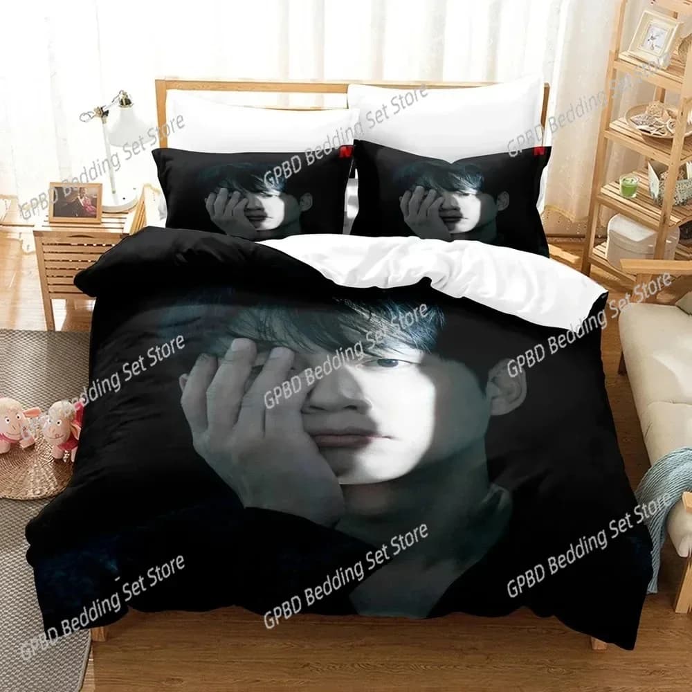 3D Dark Glory Comfortable duvet pillow Federa Bed linens Decorating bedroom for children Home textiles