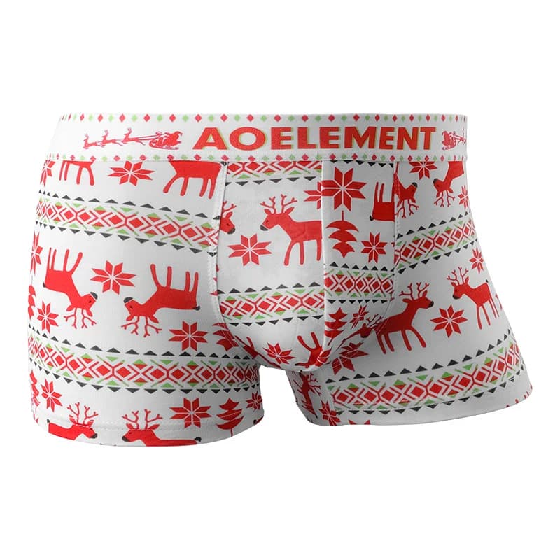 Intimo da uomo, quadranti modali, stampato sexy, personalizzato, traspirante, boxer, vita media alla moda, pantaloncini da uomo giovane