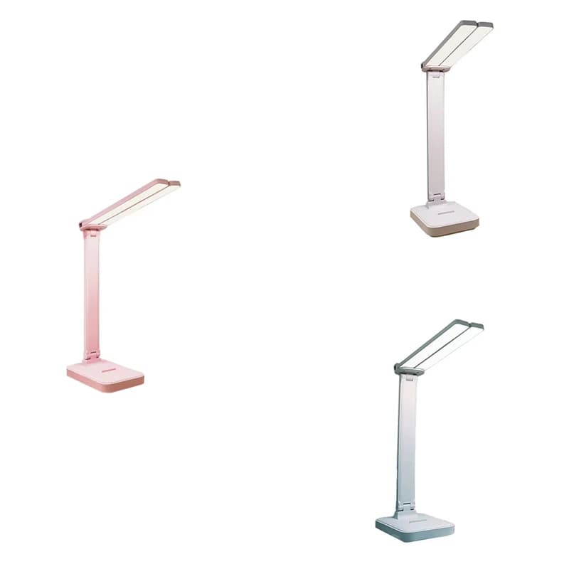 Lampada da scrivania AB46-LED Lampada da scrivania pieghevole con protezione per gli occhi ricaricabile tramite USB a 3 livelli dimmerabile