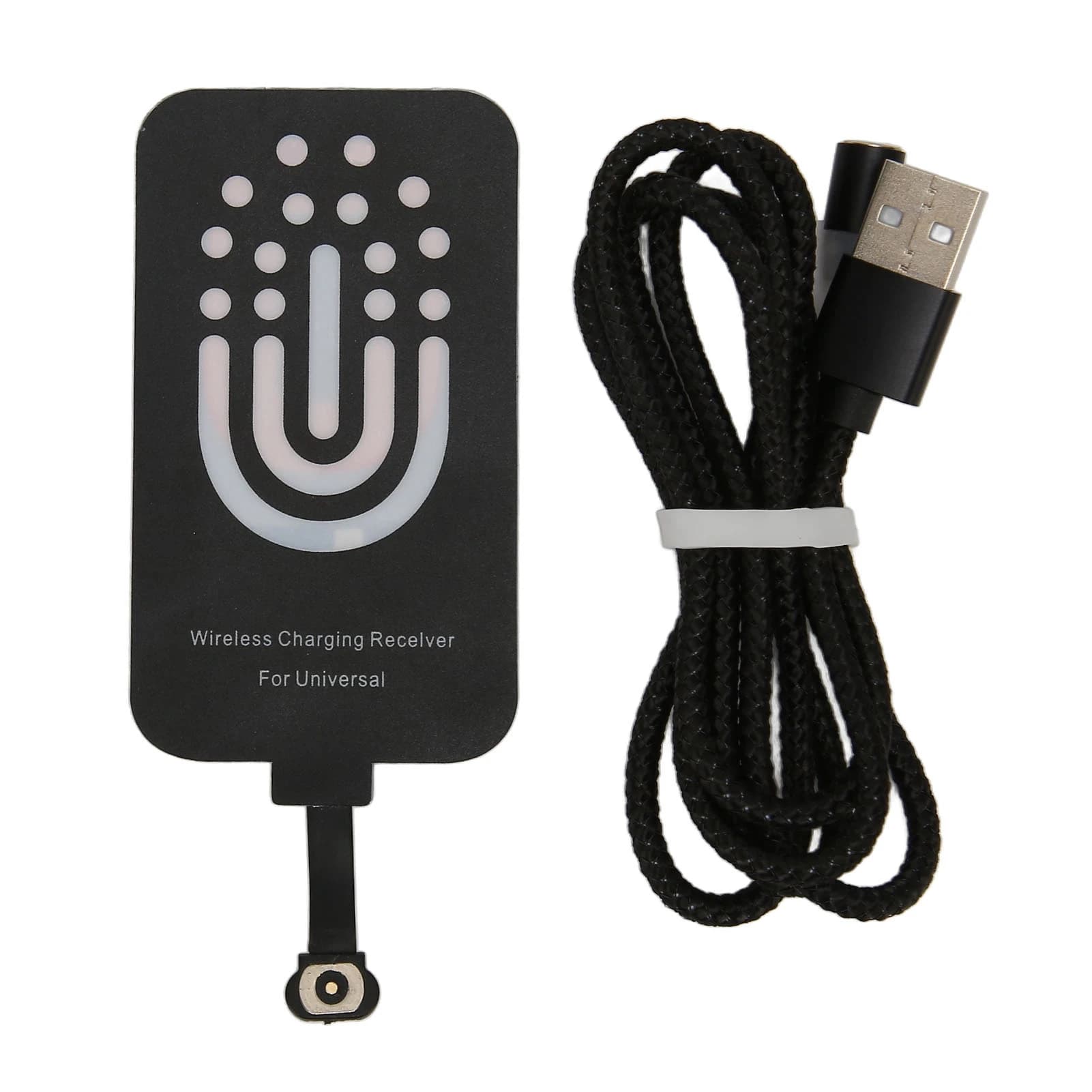 Ricevitore di ricarica wireless sottile protetto Tipo C Aspirazione magnetica Ricevitore di ricarica wireless a doppio scopo Patch di ricarica wireless