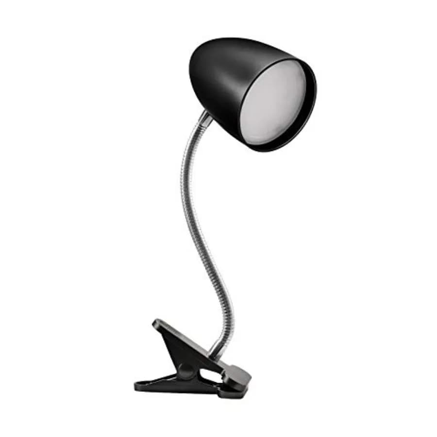 Clip on Light for Bed, Non-Dimmable Clip on Reading Light for Bed, 4000K Cool White, 3.5W 240 LM Desk lamp with clamp, Eye Prot