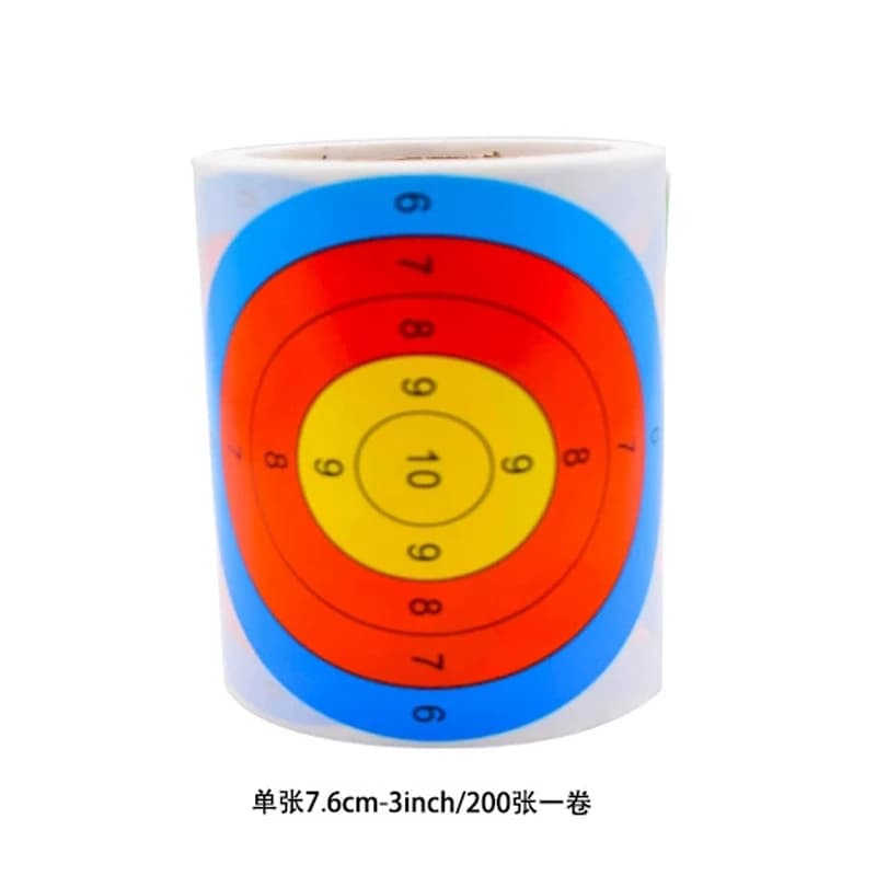 400pcs/2Roll Shooting Target Stickers 3inches Arrow Archery Target Sticker shooting Accessories