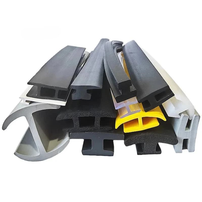 Custom H-Shape Rubber Sealing Strip for Glass & Metal Panel,Draft Stopper,Edge Protection,Anti-Collision,Weather Resistant