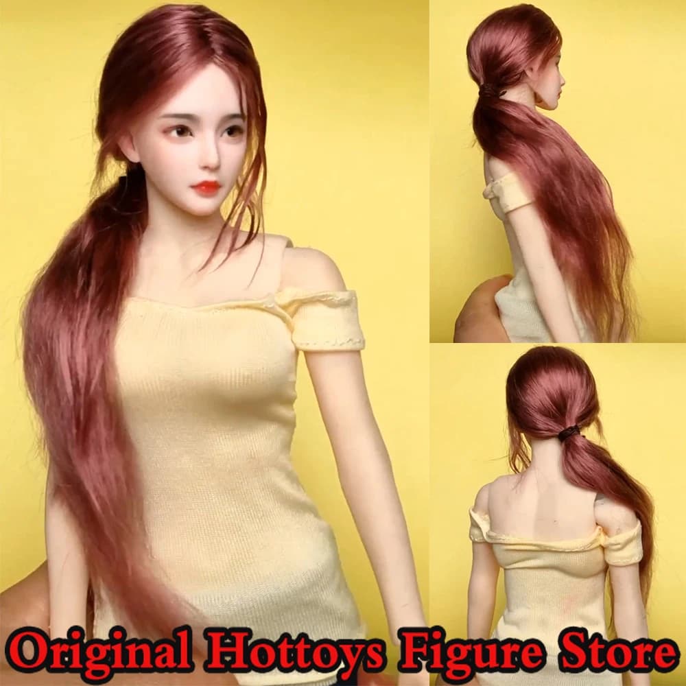 1/6 Scale Female Soldier Scene Accesory Qi Yue Head Cover Fashion Style Wigs For 12-inches Action Figure Model Doll Toys