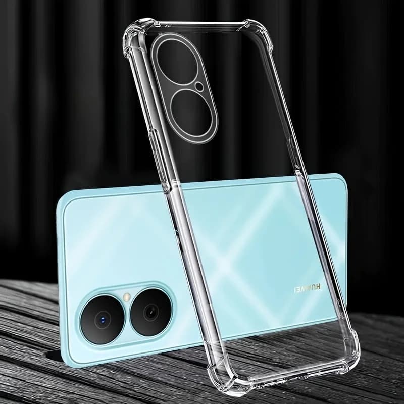 Custodia per telefono trasparente per Huawei Enjoy 80 4G Custodia morbida in silicone TPU per Huawei Enjoy 80 Cover posteriore trasparente