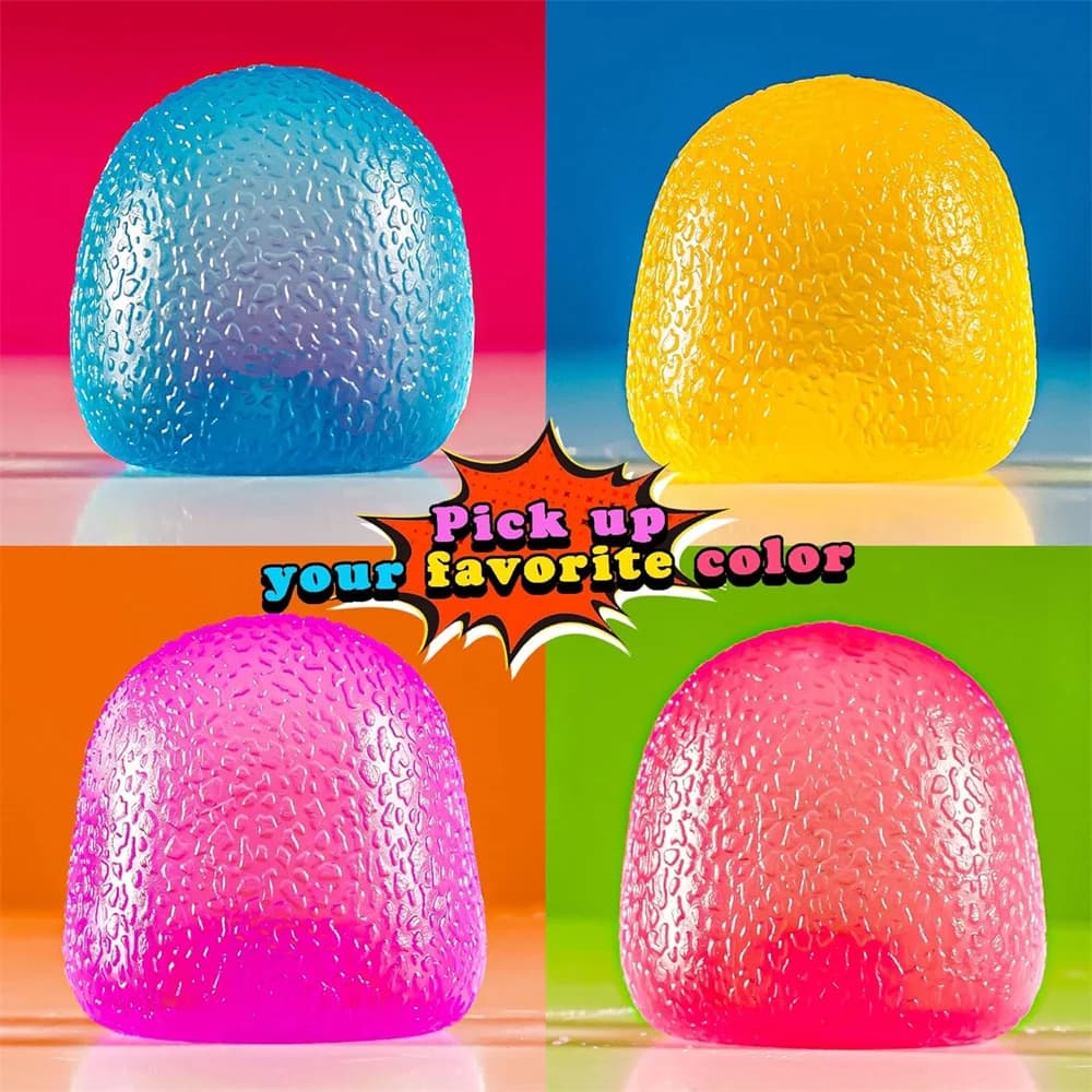1PC Strutturato Squishy Spremere Giocattolo Malto Zucchero Riempito di Ghiaccio Ad Alta Densità Squishy Cubo Antistress Palline di Zucchero Agitarsi Giocattoli per I Bambini Adulti