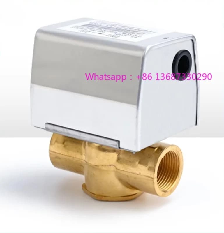 Elettrovalvola a due vie elettrica per aria condizionata ad acqua centrale APC-VLV2201V1 elettrovalvola a due vie fan coil DN20