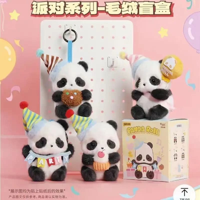 52TOYS Mystery Box Serie Panda Roll Party, Blind Box, 1 Pezzo Action Figure Casuale, Giocattolo da Collezione, Decorazione da Scrivania, Regalo - Disponibile