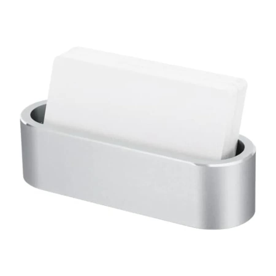 Business Card Holder for Desk, Metal Name Card Display Organizer Aluminum Alloy Desktop Card Stands for Office Desk Organizatio