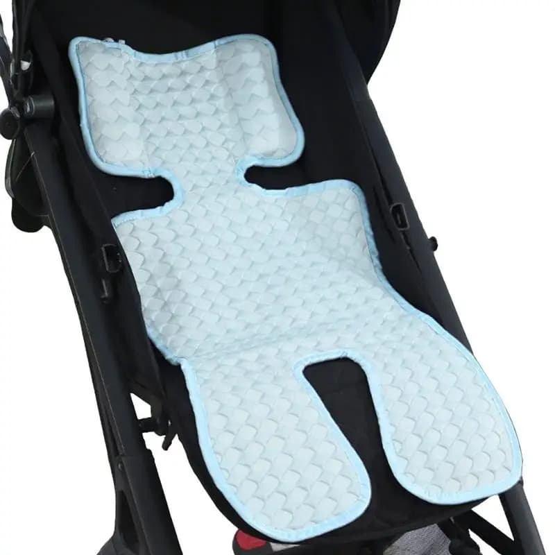 Tappetino rinfrescante per passeggino Tappetino rinfrescante estivo traspirante Fodera lavabile riutilizzabile per seggiolino auto per neonati