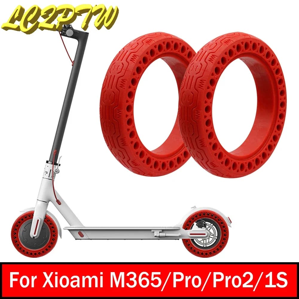 Pneumatici non pneumatici Ruota in gomma Soild Pneumatici per Xiaomi M365 Pro 2 Mi3 Pro Scooter elettrico Ammortizzatore Parte solida cava del pneumatico