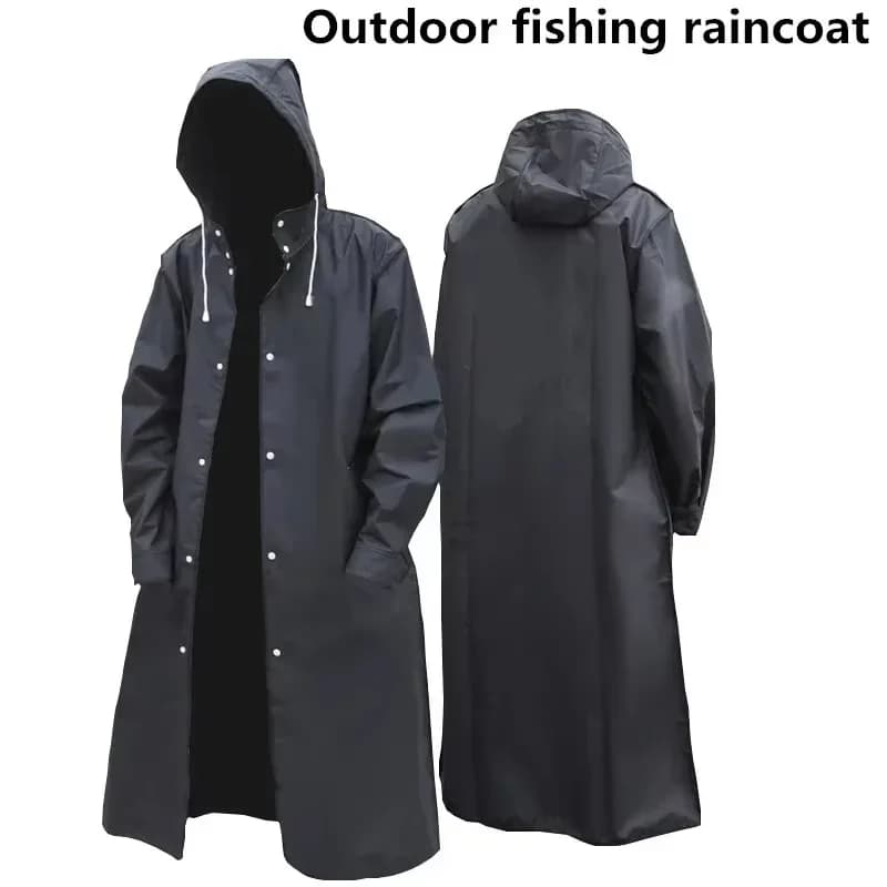 Raincoat with Hood for Men and Women, for Hiking, Travel, Fishing, Climbing, Fortified