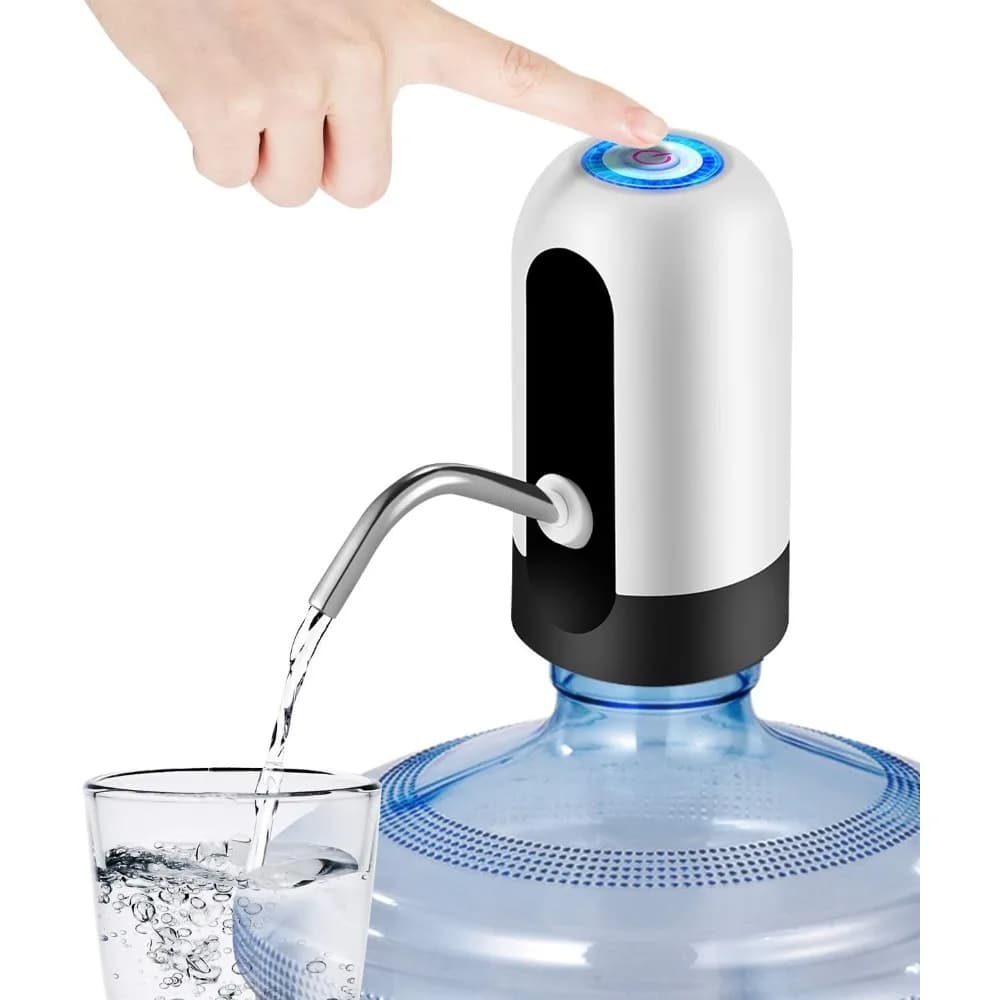 Dispenser per bottiglie d'acqua da 5 galloni Pompa per bottiglie d'acqua ricaricabile USB Dispenser di acqua elettrico portatile da campeggio riutilizzabile