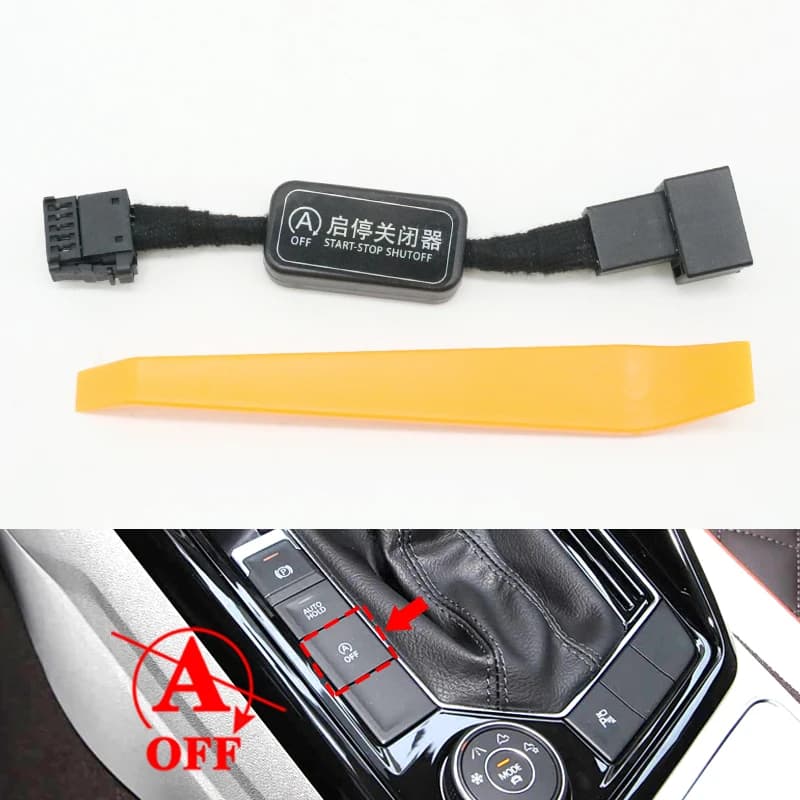 Dispositivo Eliminatore/Disattivatore del Sistema Auto Start-Stop con Cavo Sensore e Connettore per Volkswagen VW Tayron 2019-2024