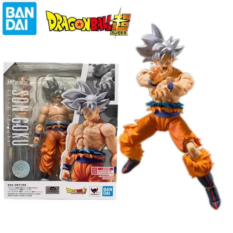 Autentica Action Figure BANDAI S.H.Figuarts DRAGON BALL Ultra Instinct Son Goku in PVC, Modellino Originale da Collezione, Giocattolo Regalo