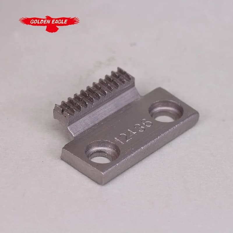Lockstitch Machine 12436 Feed Dog Steel Hard Industrial Sewing Machine Spare Parts Teeth Chinese Cross Stitch