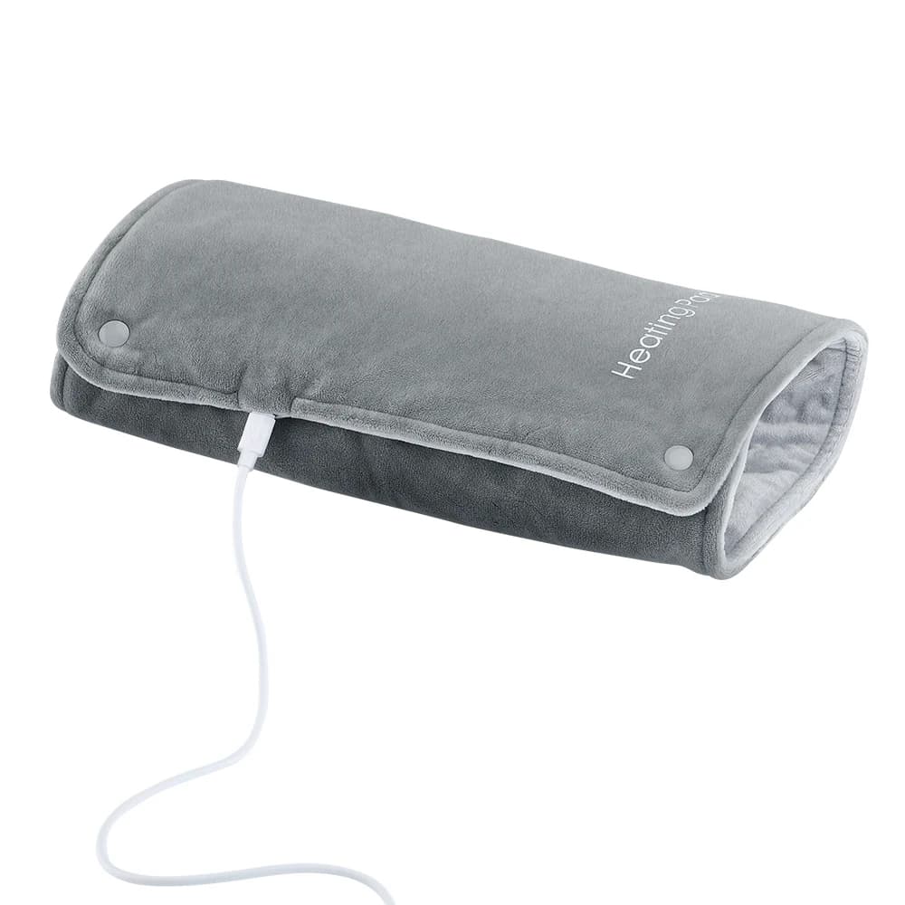 Scaldamani elettrico ricarica USB manicotto per le mani riscaldatore invernale per tappetino riscaldante per l'home Office per le gambe in vita coperta per le spalle