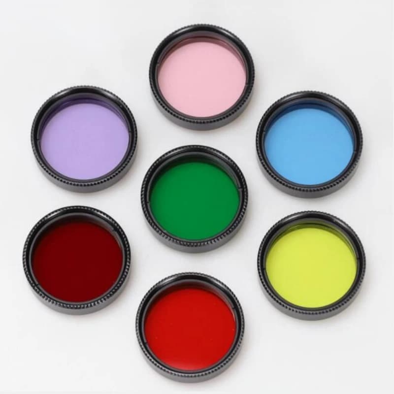 Agnicy Accessori per telescopi da 1,25 pollici Serie Nighthawk 2a generazione 7 colori Set di filtri astronomici con filtro per nebulosa lunare