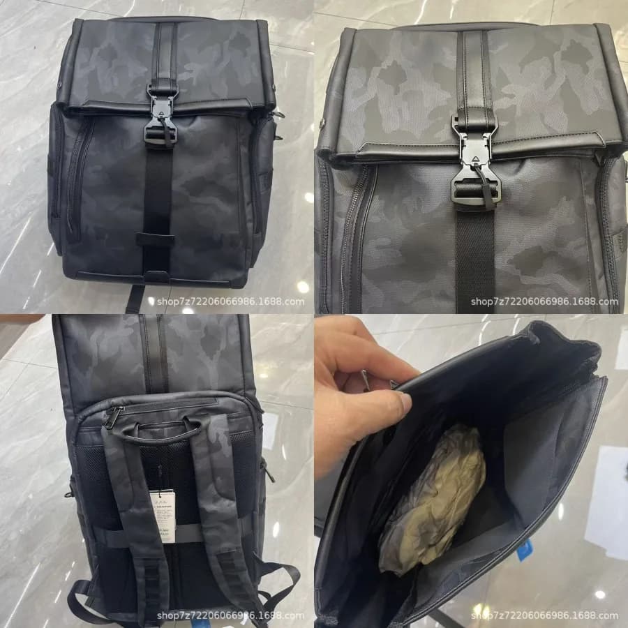 'New style'New computer man backpack, waterproof, large capacity, for outdoor use, casual, nylon, for business trips, for school