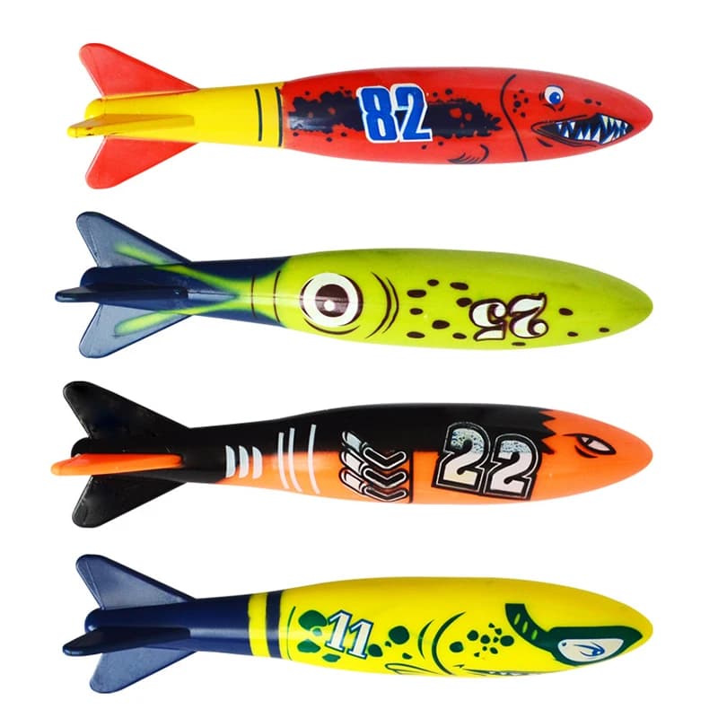 4 pieces/seater kit for scuba diving pool toys water games outdoor sports training tools for children