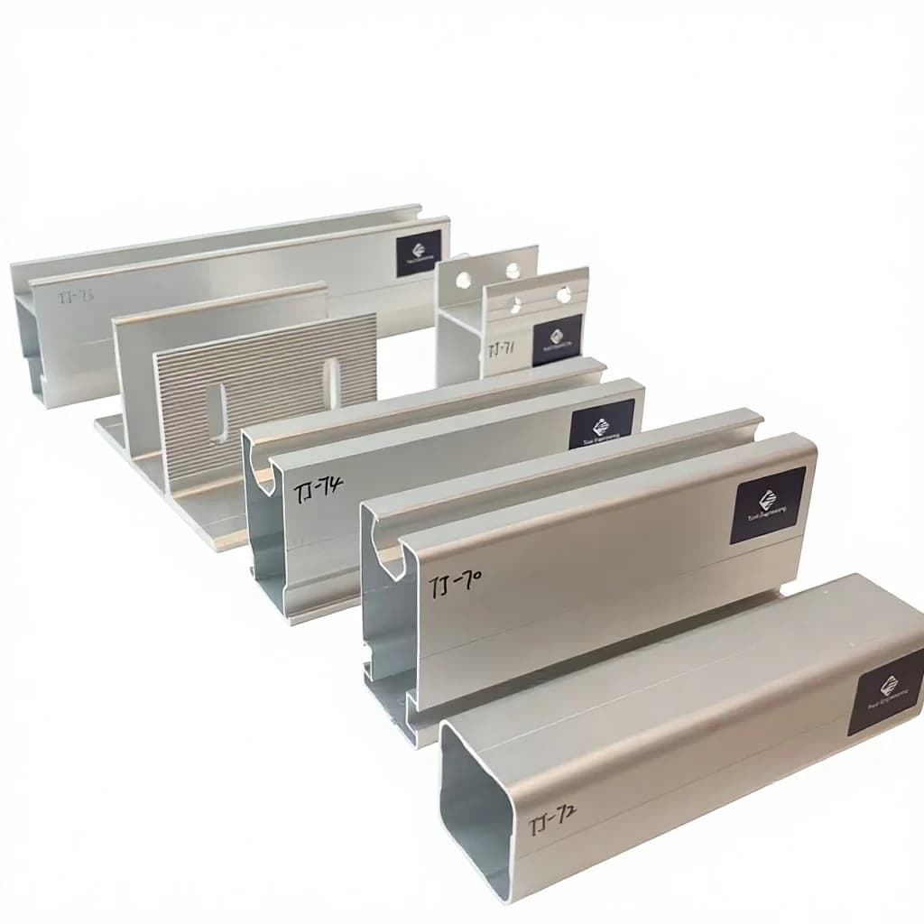 China Supplier Solar Panel Mounting Rails and Aluminum Solar Rail for Solar Pv Panels Mounting Brackets
