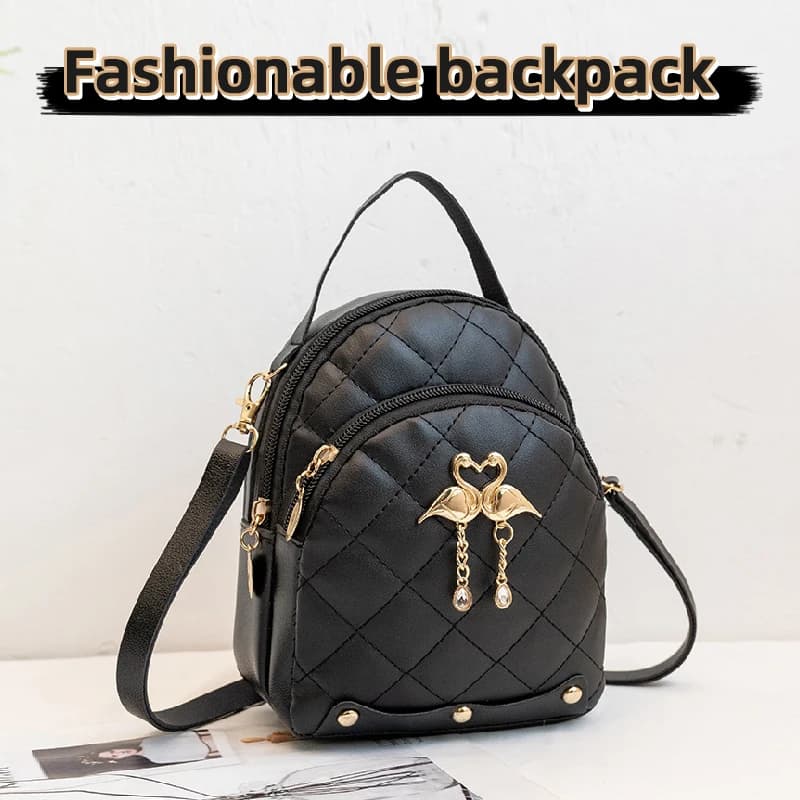 Fashionable backpacks, versatile checkered backpacks, fashionable handbags, and handy small bags for commuting