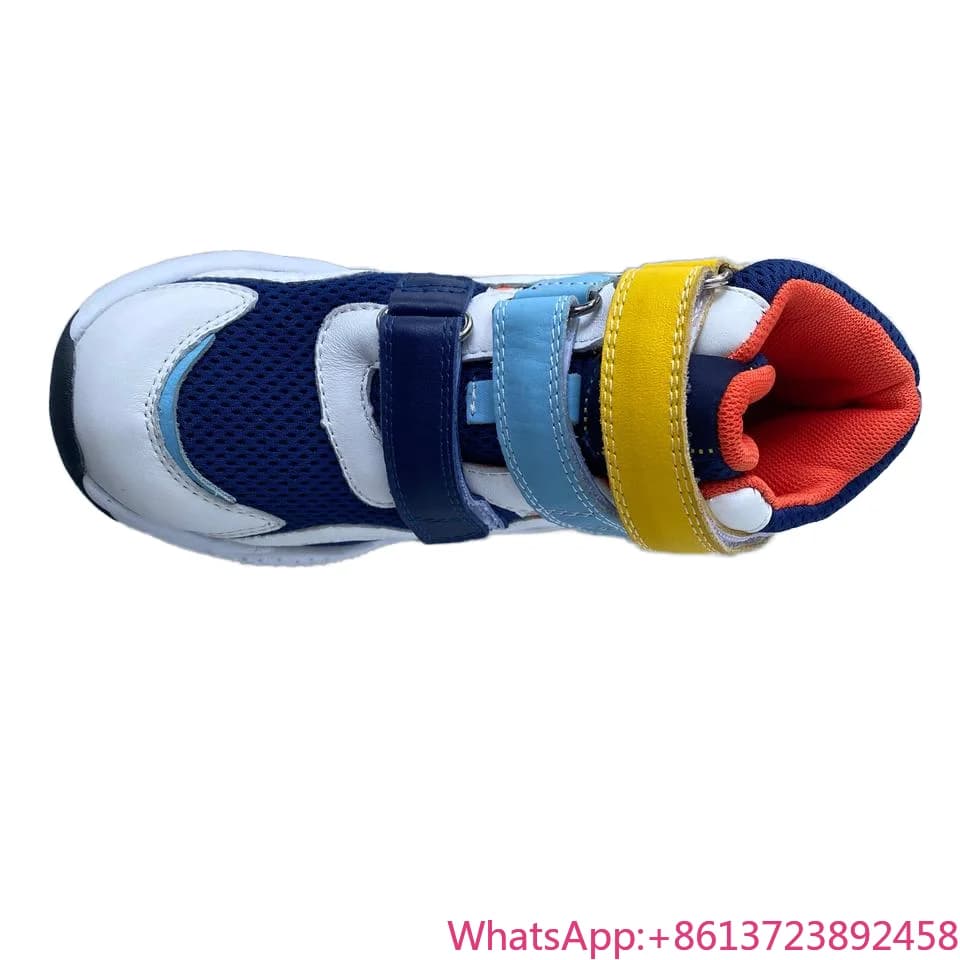 Scarpe Ortopediche Pediatriche Sportive con Chiusura a Strappo per Piedi Piatti e Supporto per Paralisi Cerebrale