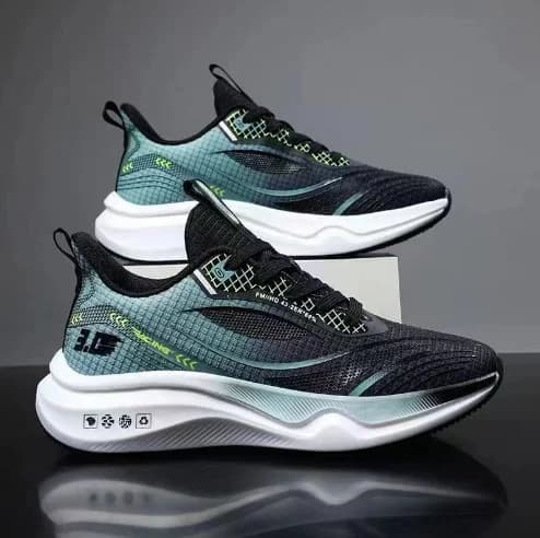 New summer sports shoes flying woven lace-up casual shoes breathable running shoes trendy comfortable mesh shoes M788