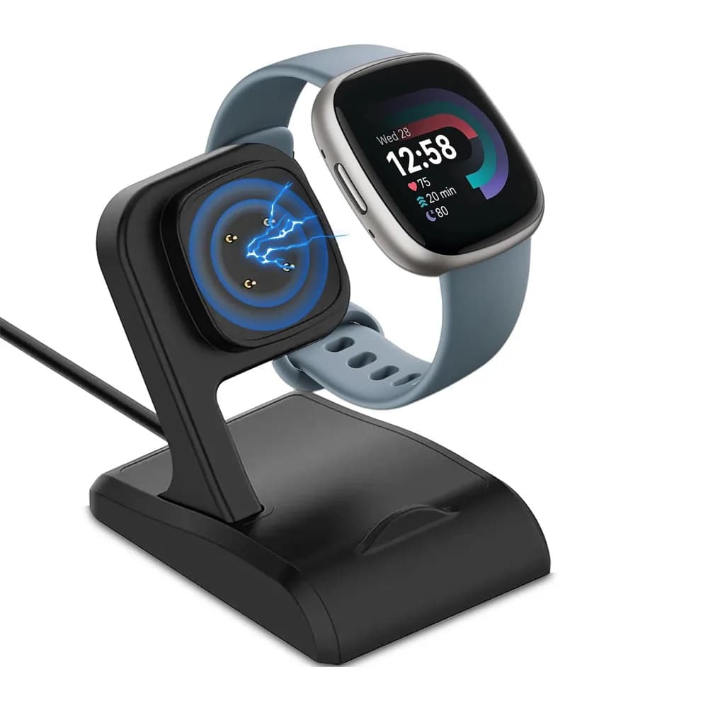 Dock caricabatterie per Fitbit Ace LTE/ Sense/ Sense 2/ Versa 3/ Versa 4 supporto di ricarica per Smartwatch magnetico di ricambio per Smartwatch