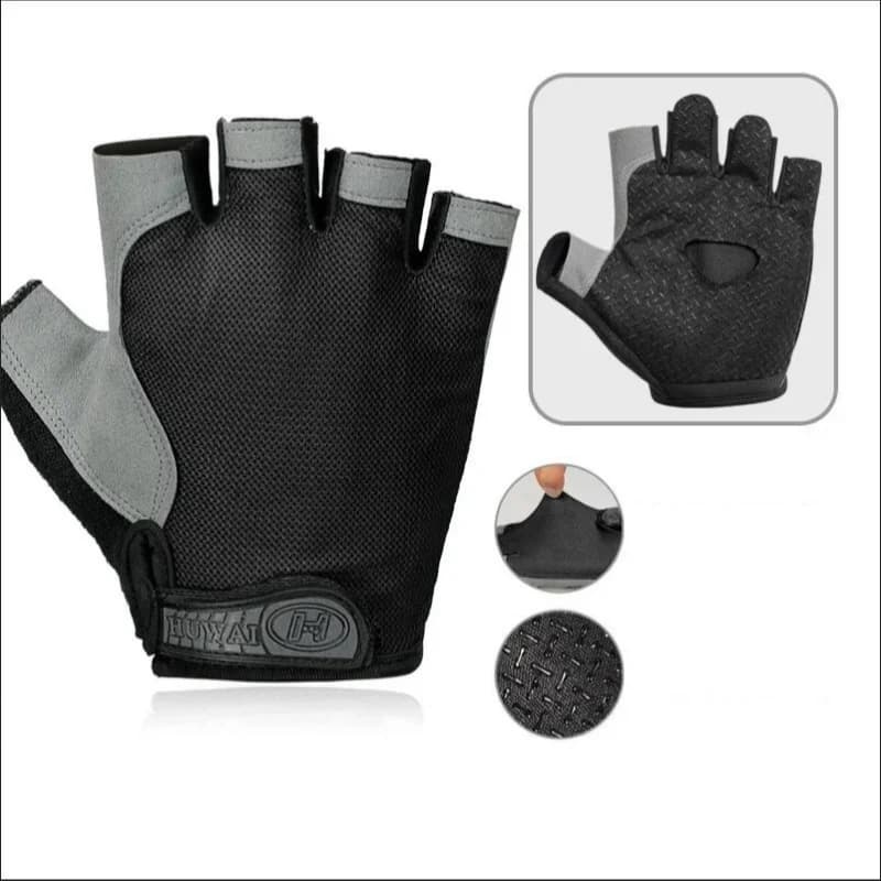 Gym Gloves Hand-Free Gloves Breathable Non-slip Gloves and Shock Absorbent Sports Gloves for Training Weightlifting Cycling