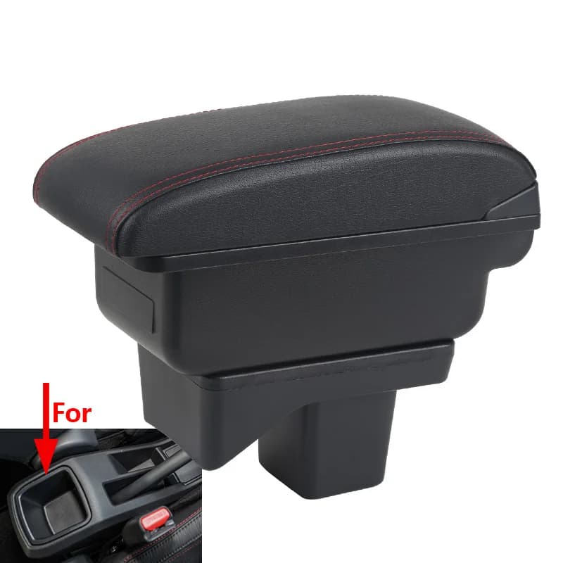 Bracciolo per auto per Toyota Agya 2023 2024 per Toyota Wigo 2023 2024 scatola portaoggetti per Console centrale dettagli interni USB accessori per auto