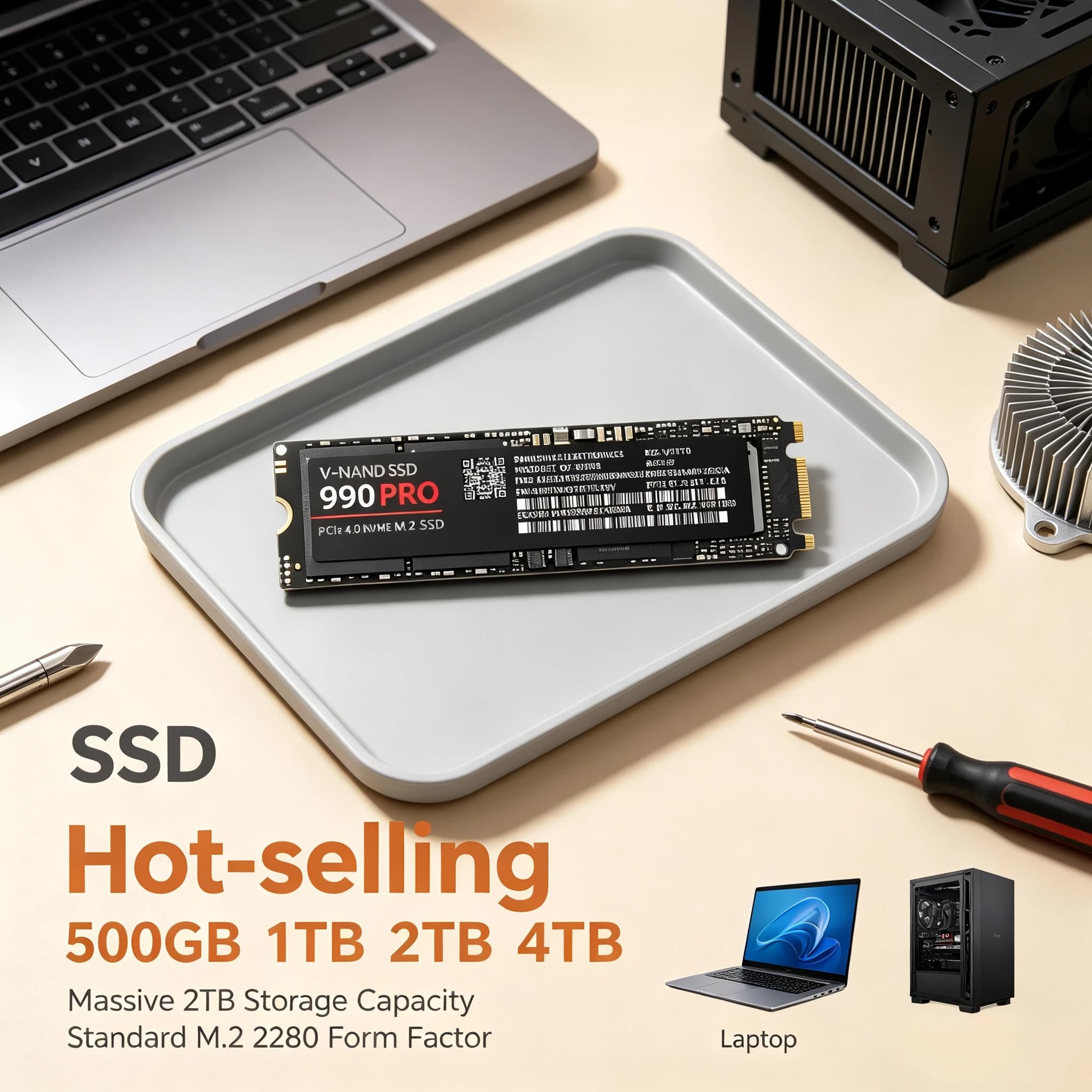 Origina PCIe 40 M2 NVMe SSD 2TB Internal Solid State Drive 7400MBs For Gaming PC Laptop Super Performance X Pro