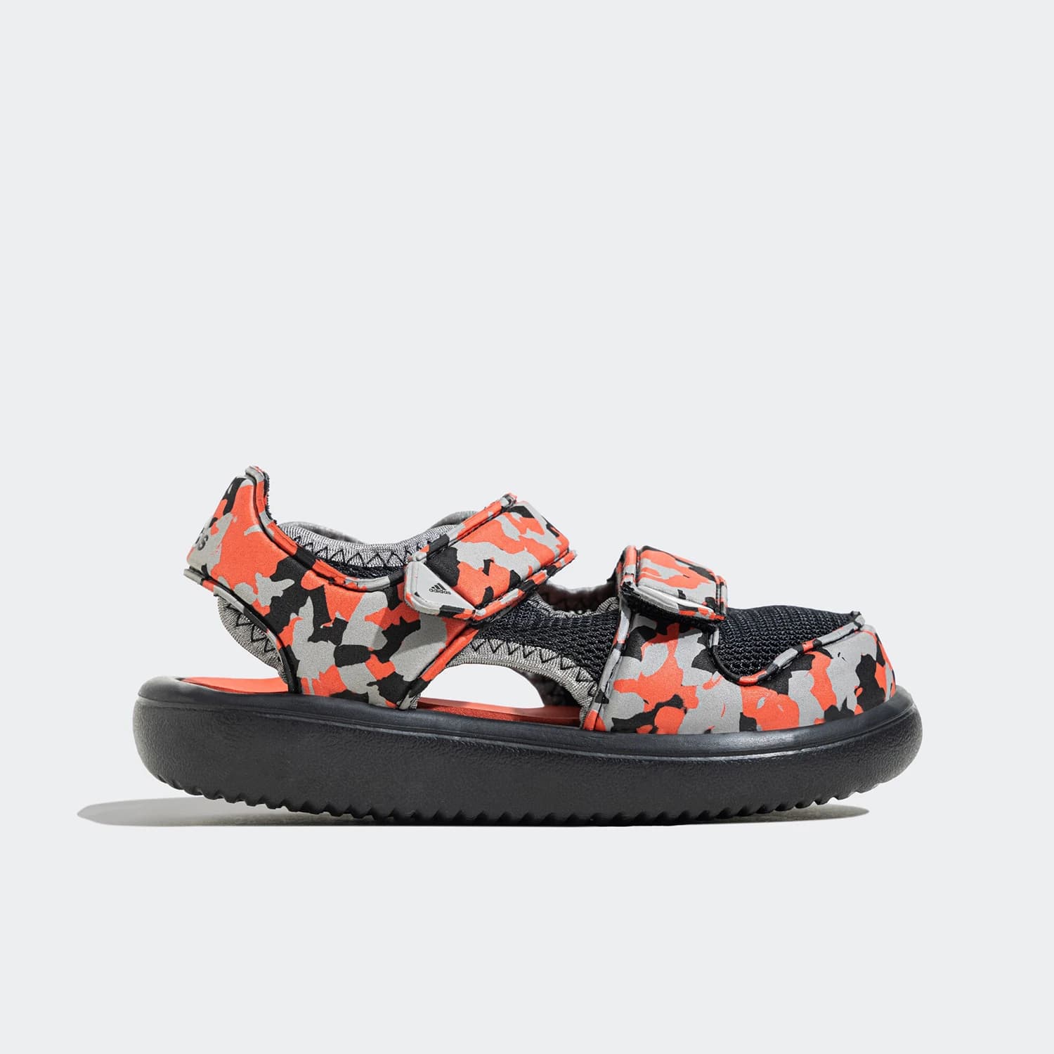 Adidas Sandali casual leggeri con punta chiusa e cinturino con gancio per bambini originali IE0177
