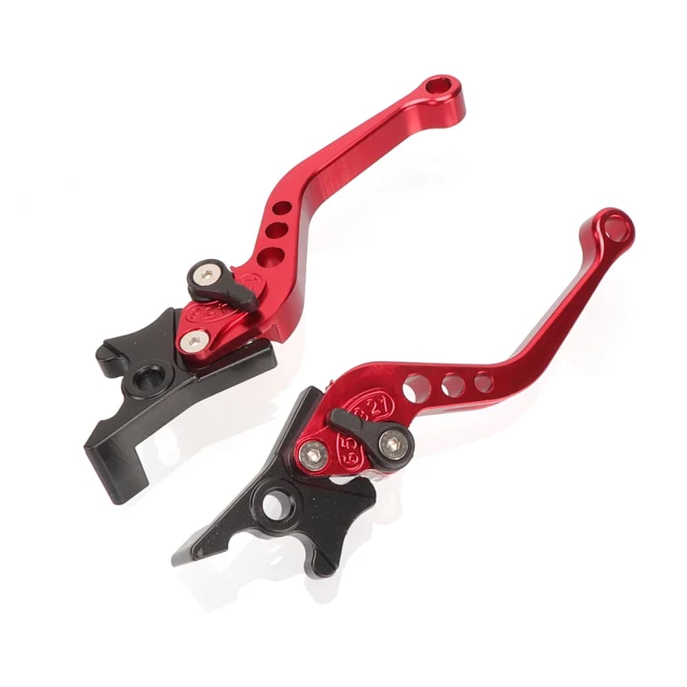 Leve freno e frizione universali in alluminio per moto 125cc - Maniglie di ricambio a doppio disco CNC (1 set di paia)