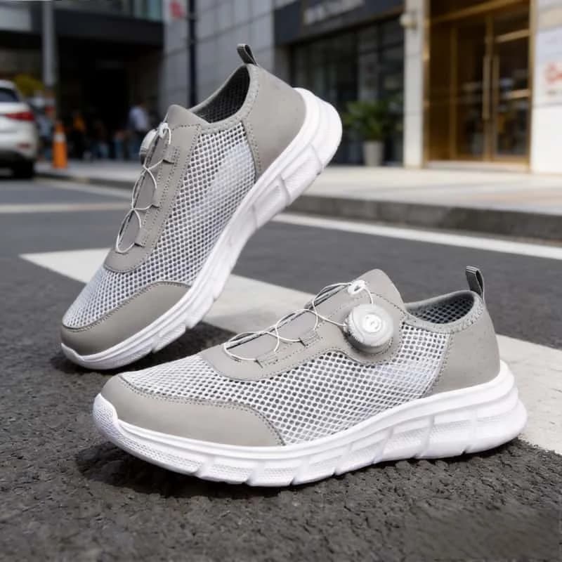 Men Running Mesh Shoes Fashion Casual Sneakers Men New Sneakers Slip Casual Shoes Breathable men Leisure Gym Shoes Soft Athletic