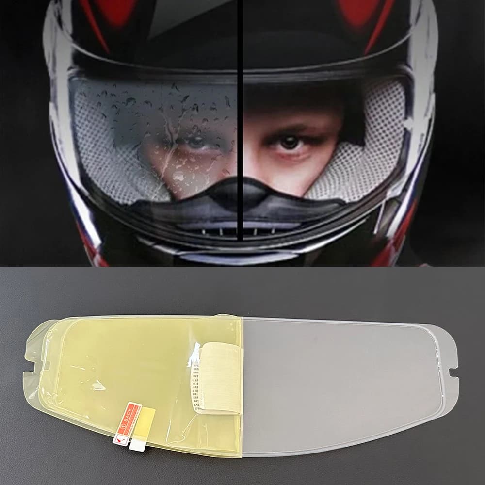 Pellicola Antiappannamento per Visiera Casco Moto RT33, Pellicola per Lenti di Caschi OGK Exceed / Avand-II / Asagi kabuto I BUKI Geosys