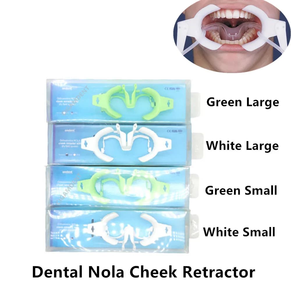 1Set dental orthodontic Nola Lip mouth divaricator cheek open dry field system large small teeth whitening tools