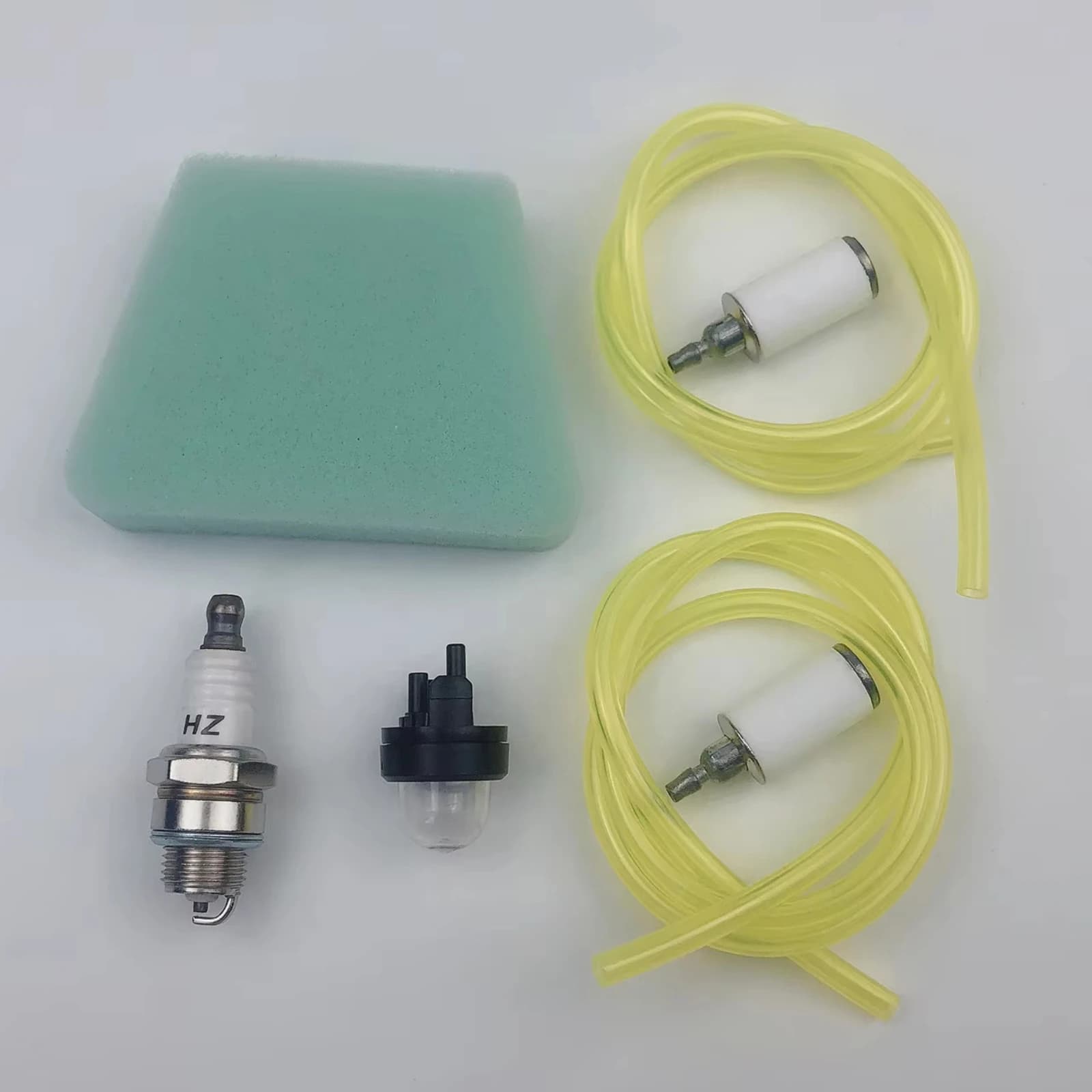 Chainsaw Air Fuel Filter Line Hose Primer Bulb Spark Plug Kits for Mcculloch MAC 3212 3216 MS1432 MS1635NAV 2000 3200 3500 3516