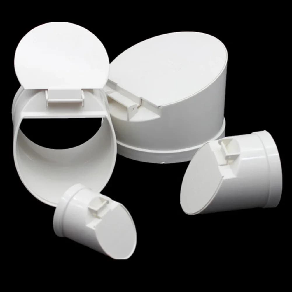 50/75/110/160mm PVC Tubo di drenaggio Scarichi a pavimento Chiusura automatica Coperchio della valvola di spostamento Anti-odore Anti-rat Copertura del tetto