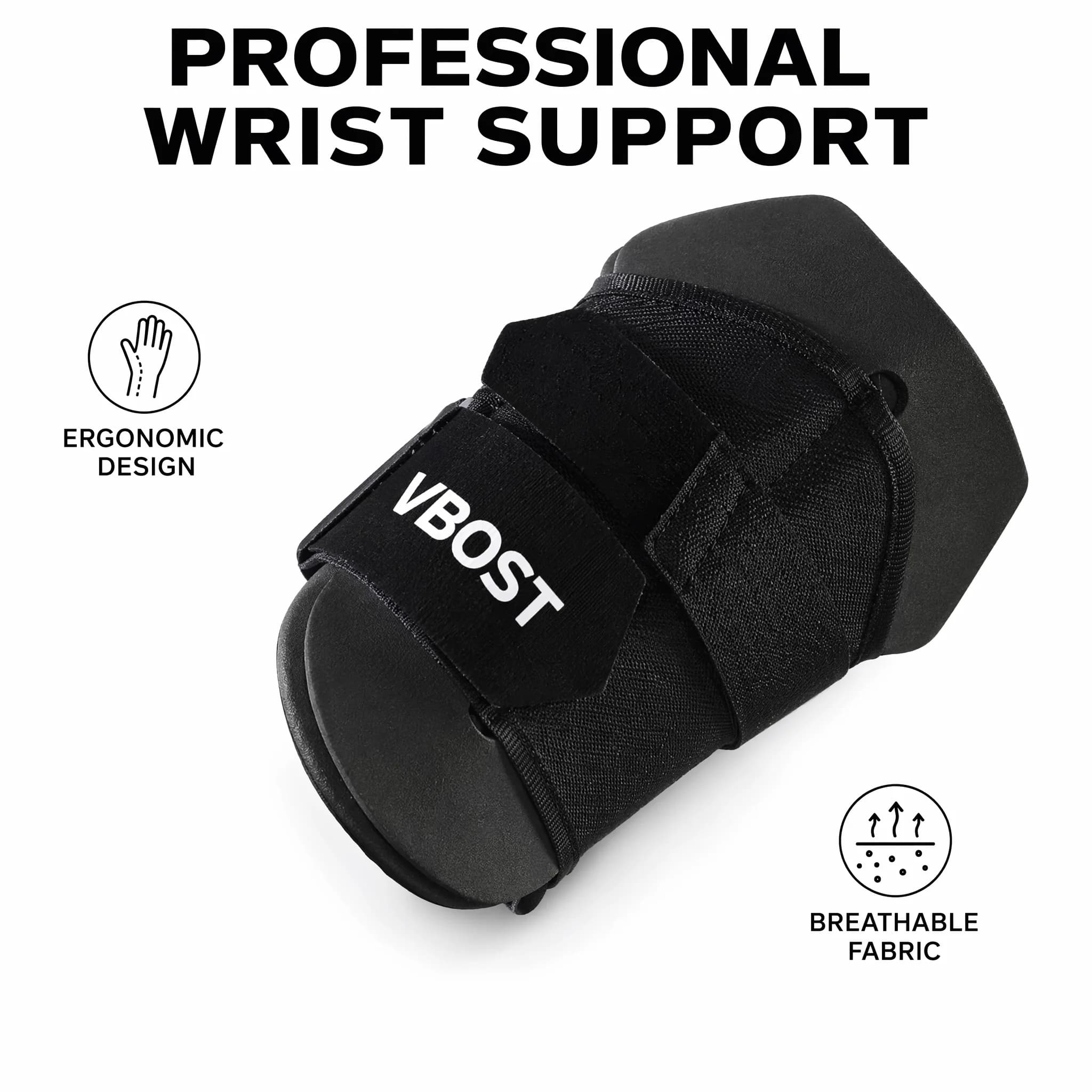Supporto Professionale per Polso Sportivo, Fascia Regolabile per Polso, Protezione Traspirante a Doppio Strato per Uomini e Donne, Rugby, Calcio, Palestra