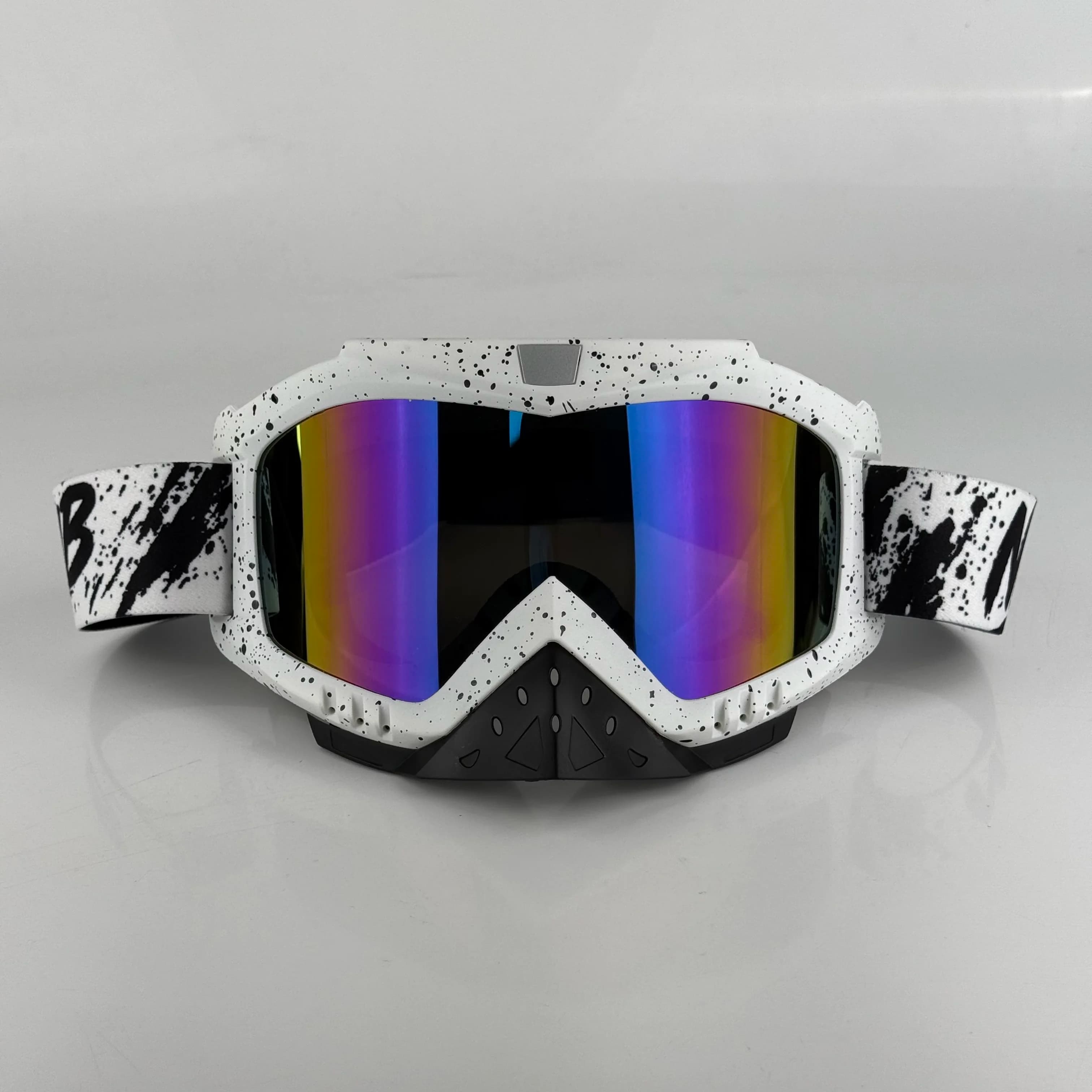 Nuovi occhiali sportivi da sci per moto fuoristrada da motocross Occhiali da moto compatibili con casco MX ATV DH VTT