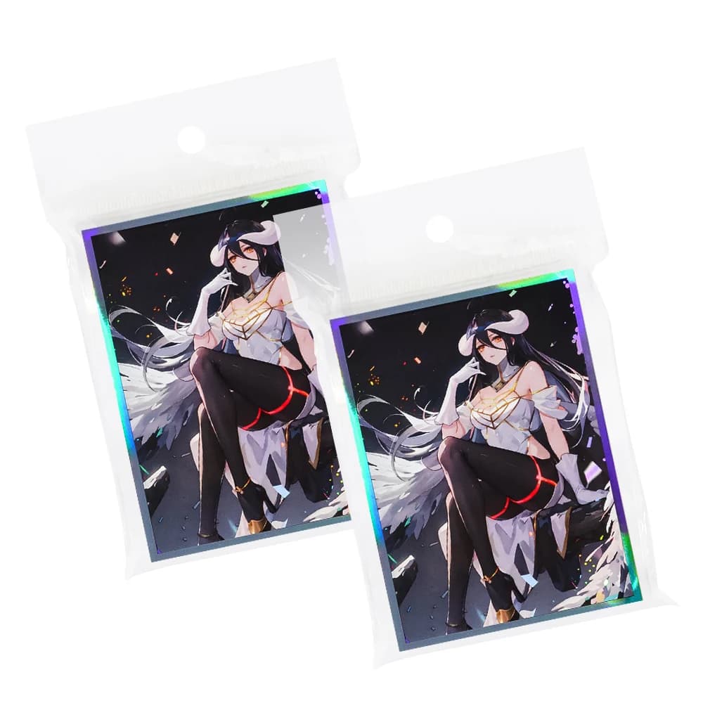 67×92mm 120PCS Albedo Nuovo Anime Buste per carte Gioco da tavolo Carte Protector Carte PTCG Scudo Copertina della carta per MGT Trading Cards
