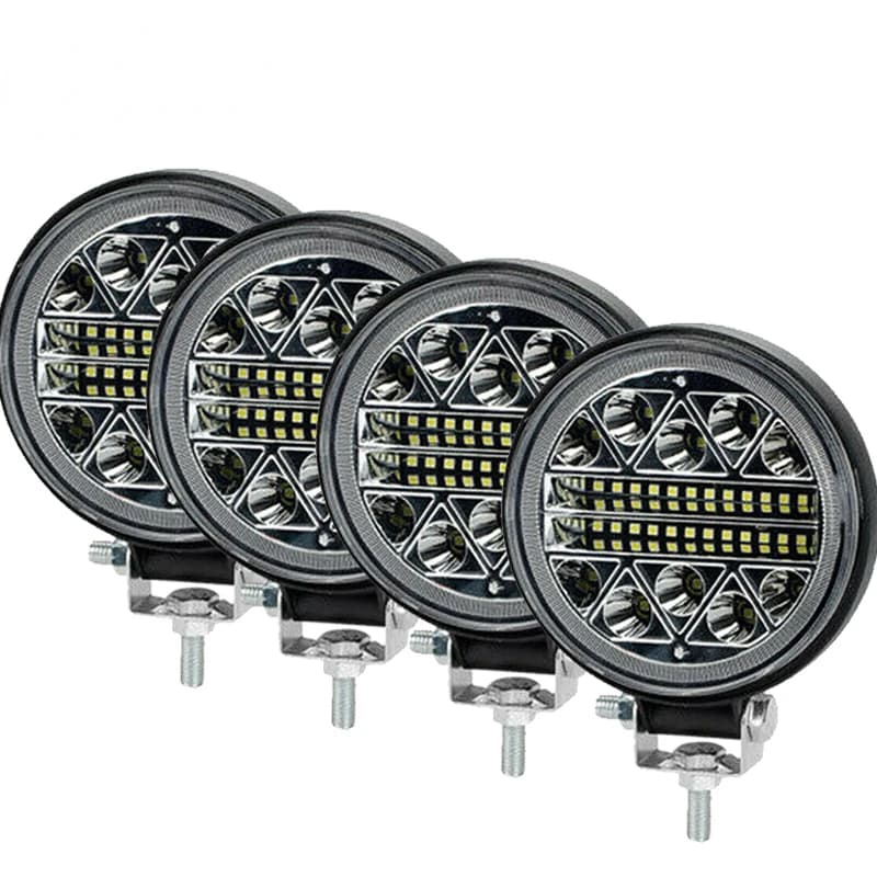 4 "102W Barra LED per auto Luce da lavoro 12V 24V Spot Flood Flash Off Road Truck Boat 4x4 Atv Suv Guida Fari fendinebbia