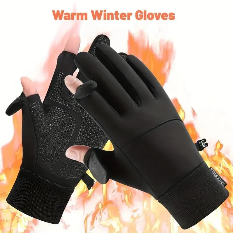 Guanti touch screen per uomo e donna antivento impermeabili caldi autunno inverno pesca all'aperto corsa ciclismo sci guanti freddi