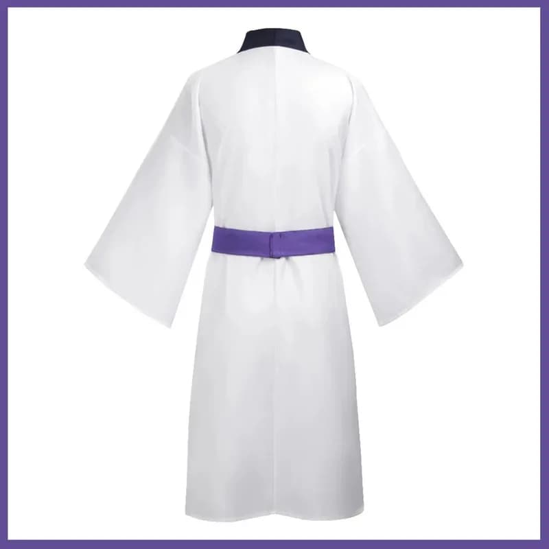 CyAnime Orochimaru Costume Cosplay Japanese White Sleeves Long Sleeves Kimono Bathrobe Dress Wig Adult Man Woman Dress Halloween