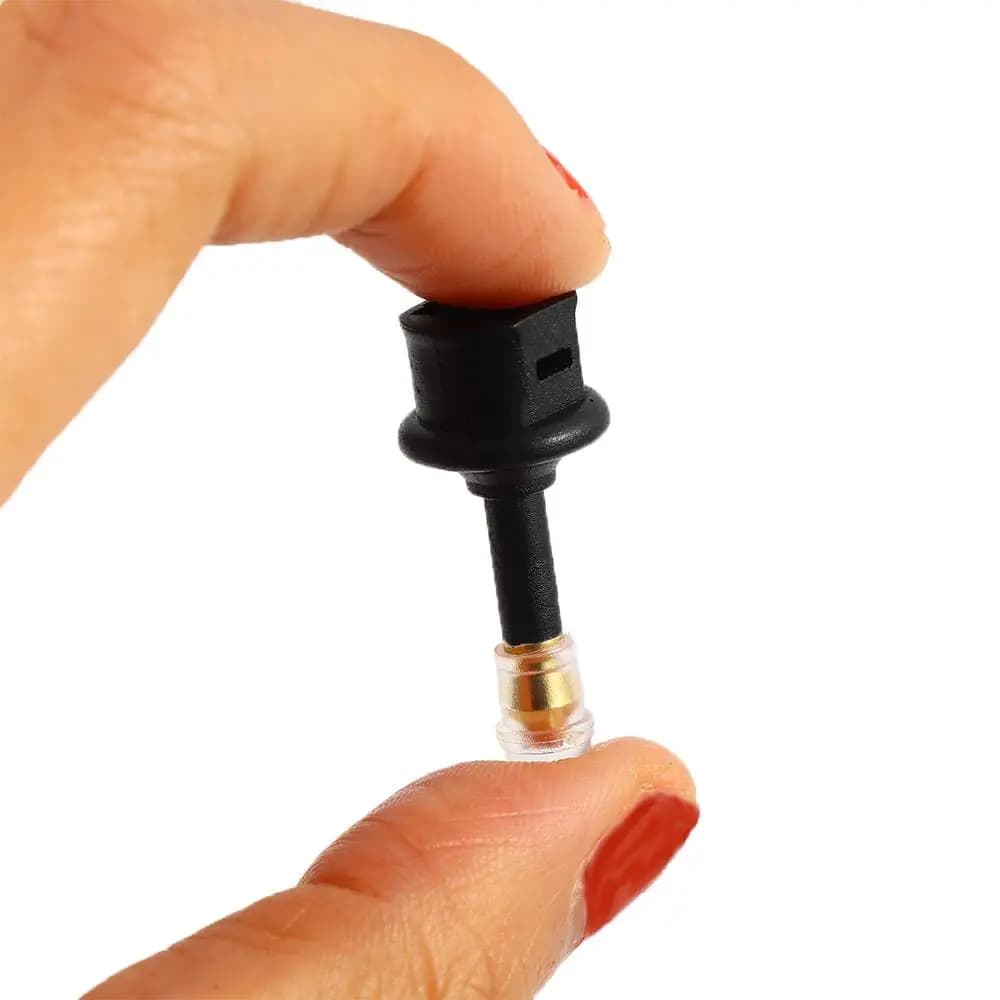 Adattatore ottico digitale in plastica, elegante, mini, utile, 3 pezzi, con connettore jack in fibra ottica placcato oro, adattatore Toslink da 3,5 mm