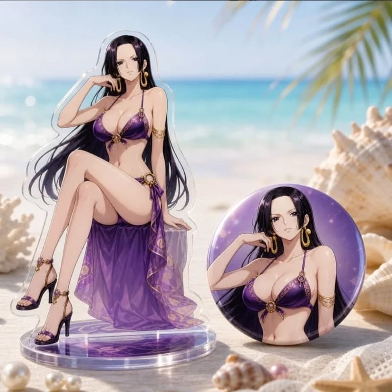 Accessori Anime, Bellissima Figura di Boa Hancock, Supporto in Acrilico, Statuetta di Boa Hancock, Decorazione, Collezione, Giocattoli, Regali