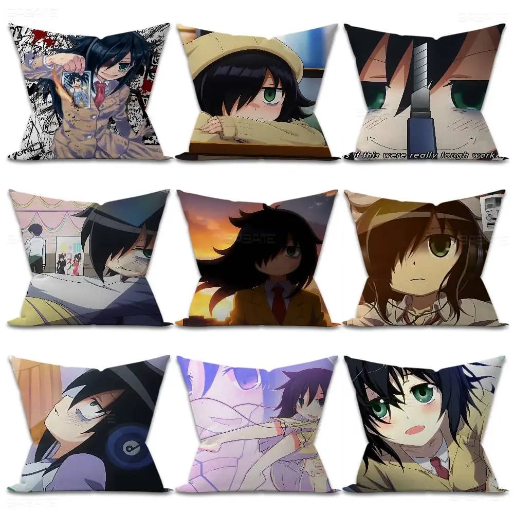Kuroki Tomoko Cushion Cover Polyester Sofa Cushions Decorative Throw Pillows Home Decoration Pillowcover